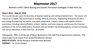 Maymester 2017