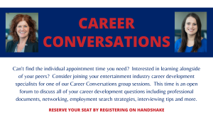 Career Conversations | Entertainment & Music Business @ Jack C. Massey Center | Suite 214