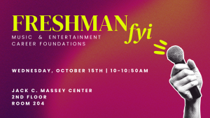 Freshman FYI @ Jack C. Massey Center, Room 204